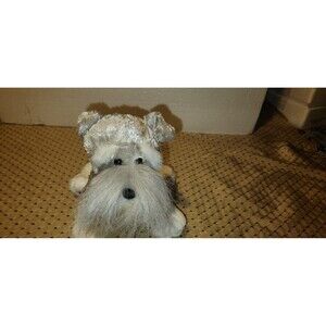 Ganz Webkinz SCHNAUZER DOG Stuffed PLUSH ANIMAL Scottie 9" no code